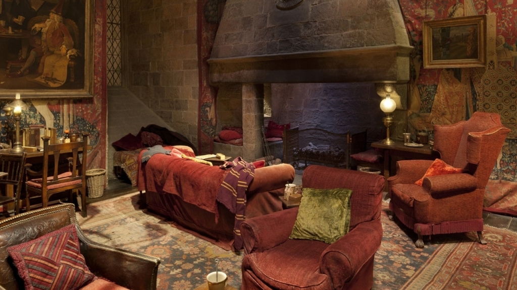 Gryffindor Common Room at The Making of Harry Potter