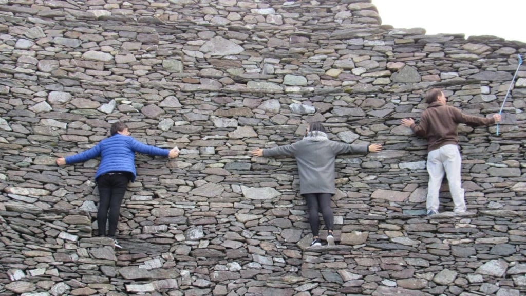Star Wars Tour of Kerry - Climbing the Stone Fort