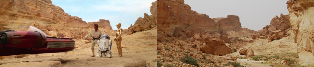 Planet Tatooine Filmed in Sidi Bouhlel