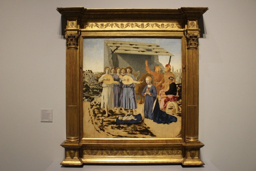 Piero della Francesca: Geburt Christi