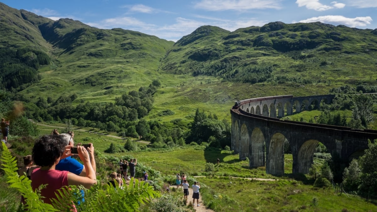 Harry Potter-Tour mit einer Dampflokomotive