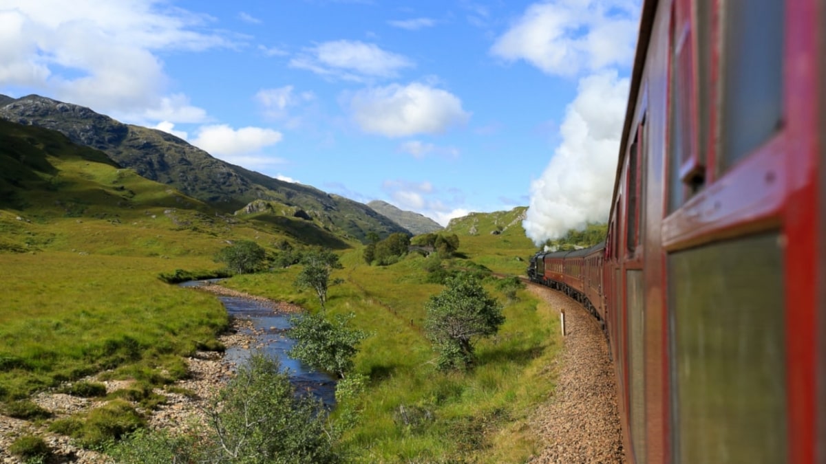 Harry Potter-Tour mit einer Dampflokomotive