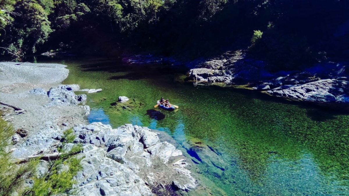 Hobbit Kajaktour auf dem Pelorus-Fluss