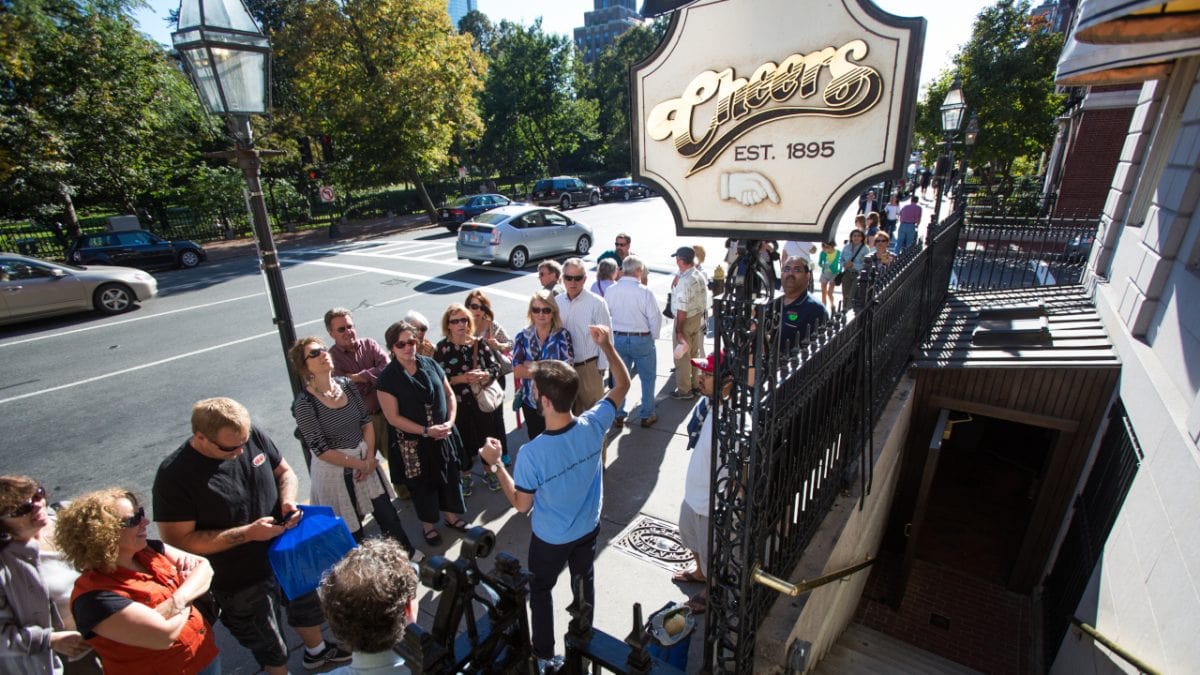 Rundgang auf der Boston Filmmeile