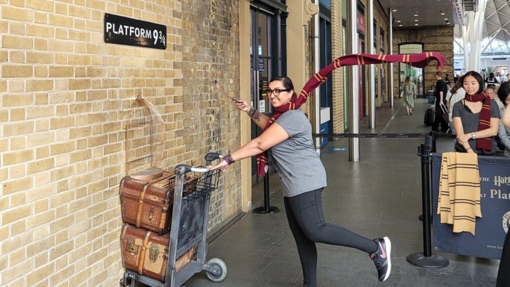 Harry Potter Platform Nine and Three Quarters